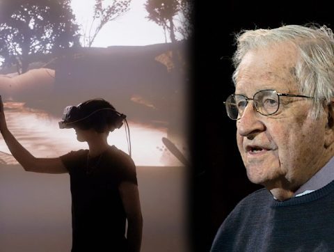 Parler à l’incarnation de Noam Chomsky grâce à l’IA et la VR